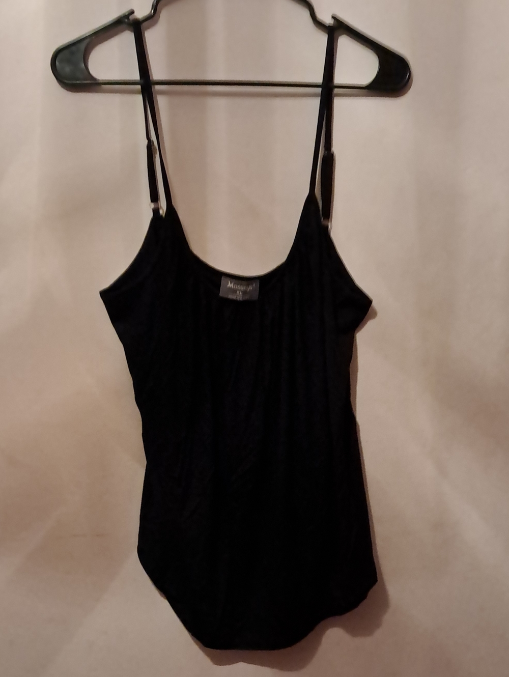 Women's Black Adjustable-Strap Camisole - Mossimo Supply Co.